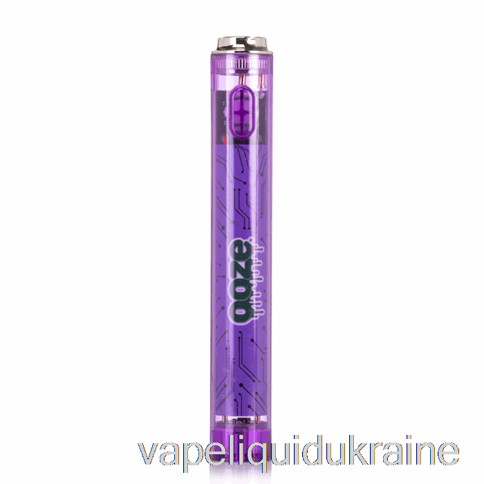 Vape Liquid Ukraine Ooze Slim 400mAh CLEAR 510 Vape Battery Ultra Purple